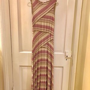 Cross cross maxi dress